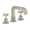 Axor Citterio 3-Hole Roman Tub Set Trim- Cross Handles In Brushed Nickel, 39436821