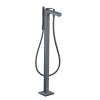 Axor Citterio Freestanding Tub Filler Trim With 1.75 Gpm Handshower In Brushed Black Chrome, 39440341