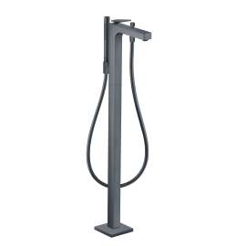 Axor Citterio Freestanding Tub Filler Trim With 1.75 Gpm Handshower In Brushed Black Chrome, 39440341