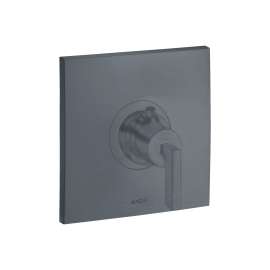 Axor Citterio Thermostatic Trim Highflow With Lever Handle In Brushed Black Chrome, 39711341