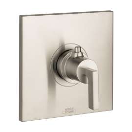 Axor Citterio Thermostatic Trim Highflow With Lever Handle In Brushed Nickel, 39711821