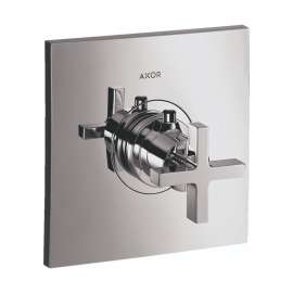 Axor Citterio Thermostatic Trim Highflow With Cross Handle In Chrome, 39716001