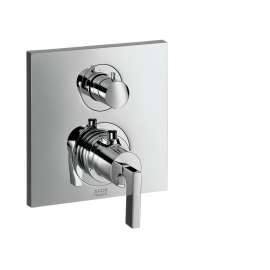 Axor Citterio Thermostatic Trim With Volume Control And Diverter In Chrome, 39720001