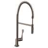 Axor Citterio Semi-Pro Kitchen Faucet 2-Spray, 1.75 Gpm In Brushed Black Chrome, 39840341