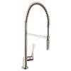 Axor Citterio Semi-Pro Kitchen Faucet 2-Spray, 1.75 Gpm In Stainless Steel Optic, 39840801