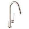 Axor Citterio Higharc Kitchen Faucet 2-Spray Pull-Down, 1.5 Gpm In Steel Optic, 39846801