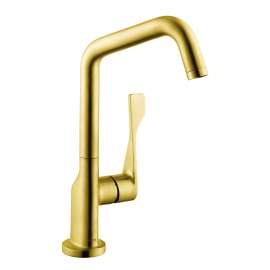 Axor Citterio Kitchen Faucet 1-Spray, 1.5 Gpm In Brushed Gold Optic, 39850251