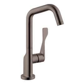 Axor Citterio Bar Faucet, 1.5 Gpm In Brushed Black Chrome, 39851341