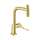 Axor Citterio Kitchen Faucet Select 2-Spray Pull-Out, 1.75 Gpm In Brushed Gold Optic, 39863251