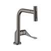 Axor Citterio Kitchen Faucet Select 2-Spray Pull-Out, 1.75 Gpm In Brushed Black Chrome, 39863341