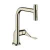 Axor Citterio Kitchen Faucet Select 2-Spray Pull-Out, 1.75 Gpm In Polished Nickel, 39863831