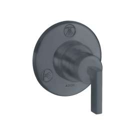 Axor Citterio Diverter Trim Trio/Quattro In Brushed Black Chrome, 39931341