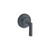 Axor Citterio Volume Control Trim With Lever Handle In Brushed Black Chrome, 39961341