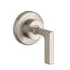 Axor Citterio Volume Control Trim With Lever Handle In Brushed Nickel, 39961821