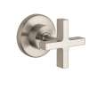Axor Citterio Volume Control Trim With Cross Handle In Brushed Nickel, 39967821