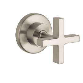 Axor Citterio Volume Control Trim With Cross Handle In Brushed Nickel, 39967821