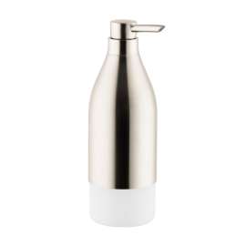 Axor Starck Soap Dispenser In Brushed Nickel, 40819820