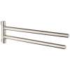 Axor Starck Dual Towel Bar In Brushed Nickel, 40820820