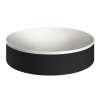 Axor Suite Sinks Round Sink Without Overflow, 15 3/4" In Matte Black, 42001670