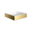 Axor Suite Sinks Square Sink Without Overflow, 15 3/4" X 15 3/4" In Polished Gold Optic, 42003990