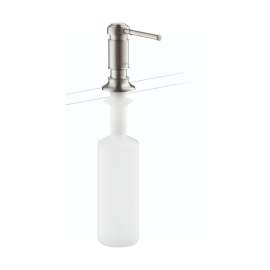Axor Montreux Soap Dispenser In Stainless Steel Optic, 42018801