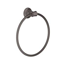 Axor Montreux Towel Ring In Brushed Black Chrome, 42021340