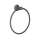 Axor Montreux Towel Ring In Brushed Black Chrome, 42021340