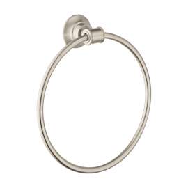 Axor Montreux Towel Ring In Brushed Nickel, 42021820