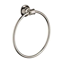 Axor Montreux Towel Ring In Polished Nickel, 42021830