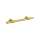 Axor Montreux Towel Bar 12" In Brushed Gold Optic, 42030250