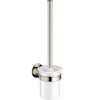 Axor Montreux Toilet Brush With Holder, Wall-Mounted In Polished Nickel, 42035830