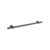Axor Montreux Towel Bar 24" In Brushed Black Chrome, 42060340