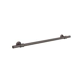 Axor Montreux Towel Bar 24" In Brushed Black Chrome, 42060340
