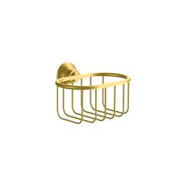 Axor Montreux Shower Basket In Brushed Gold Optic, 42065250