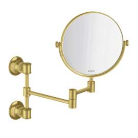 Axor Montreux Shaving Mirror In Brushed Gold Optic, 42090250