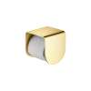 Axor Universal Softsquare Toilet Paper Holder In Brushed Gold Optic, 42436250
