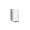 Axor Universal Rectangular Toothbrush Tumbler In Brushed Nickel, 42604820