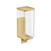 Axor Universal Rectangular Soap Dispenser In Brushed Gold Optic, 42610250