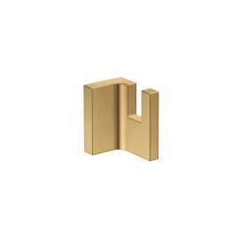 Axor Universal Rectangular Towel Hook In Brushed Gold Optic, 42611250
