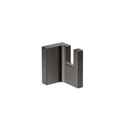 Axor Universal Rectangular Towel Hook In Polished Black Chrome, 42611330