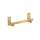 Axor Universal Rectangular Towel Bar, 12" In Brushed Gold Optic, 42613250