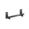 Axor Universal Rectangular Towel Bar, 12" In Polished Black Chrome, 42613330