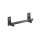 Axor Universal Rectangular Towel Bar, 12" In Polished Black Chrome, 42613330