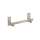 Axor Universal Rectangular Towel Bar, 12" In Brushed Nickel, 42613820