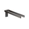Axor Universal Rectangular Towel Holder Twin-Handle In Polished Black Chrome, 42622330
