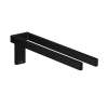 Axor Universal Rectangular Towel Holder Twin-Handle In Matte Black, 42622670