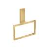 Axor Universal Rectangular Towel Ring In Brushed Gold Optic, 42623250