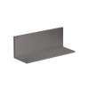 Axor Universal Rectangular Shelf, 12" In Brushed Black Chrome, 42644340