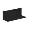 Axor Universal Rectangular Shelf, 12" In Matte Black, 42644670
