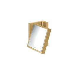 Axor Universal Rectangular Shaving Mirror In Brushed Gold Optic, 42649250